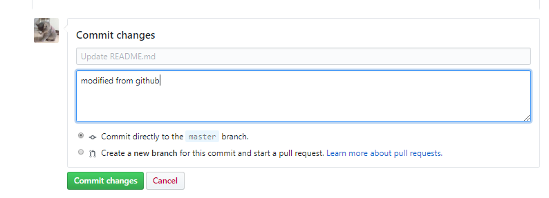 modify from github commit